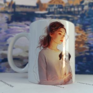 Кружка 03601 неон девочка