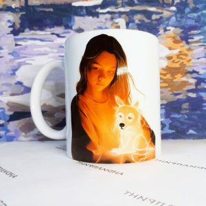 Кружка 03600 неон девочка