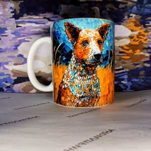 Кружка 03403 мозаика собака