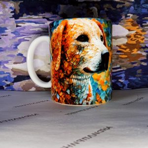 Кружка 03404 мозаика собака