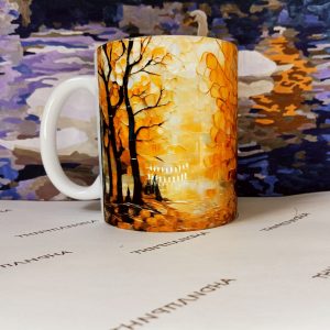 Кружка 05804 золотой пейзаж