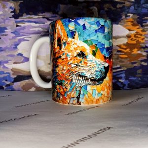 Кружка 03405 мозаика собака