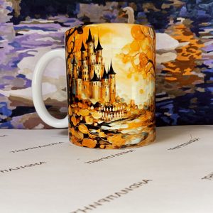 Кружка 05805 золотой пейзаж