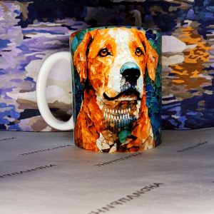 Кружка 03406 мозаика собака