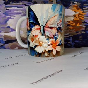 Кружка 05003 бабочка краска