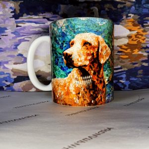Кружка 03408 мозаика собака